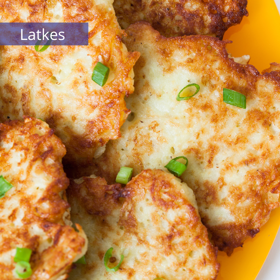 Latkes with onions 